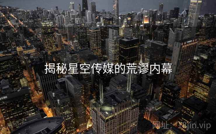 揭秘星空传媒的荒谬内幕