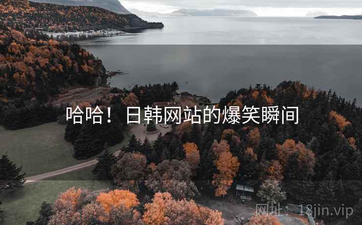 哈哈！日韩网站的爆笑瞬间