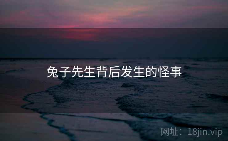 兔子先生背后发生的怪事